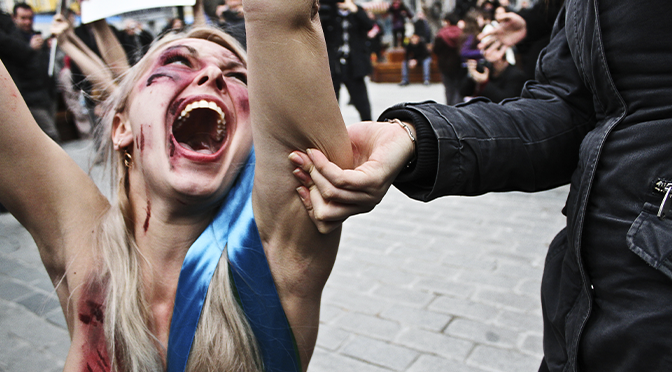 Naked in Public 2: Nakedness as a form of protest (FEMEN)